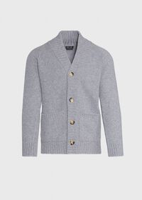 Paul Stuart Scottish Cashmere Shawl Collar Cardigan, thumbnail 2