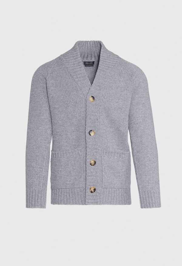 Paul Stuart Scottish Cashmere Shawl Collar Cardigan, image 2