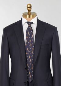Paul Stuart Printed Silk Riding Scene Tie, thumbnail 2