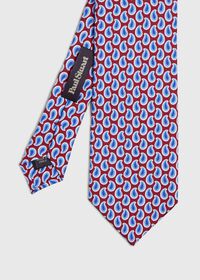 Paul Stuart Allover Pine Silk Tie, thumbnail 1