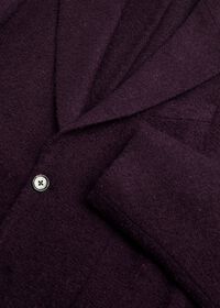 Paul Stuart Solid Crimson Fuzzy Soft Jacket, thumbnail 2