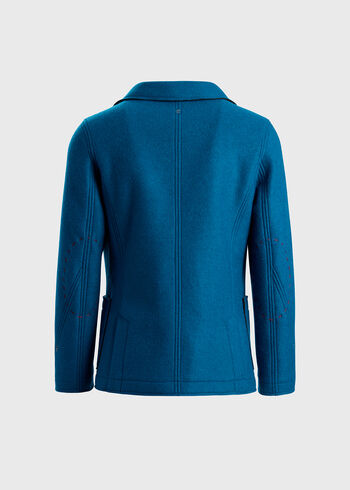 Paul Stuart Wool Raw Edge Jacket