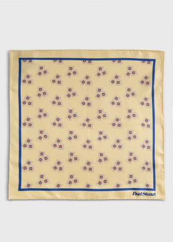 Paul Stuart Geometric Dot Pocket Square
