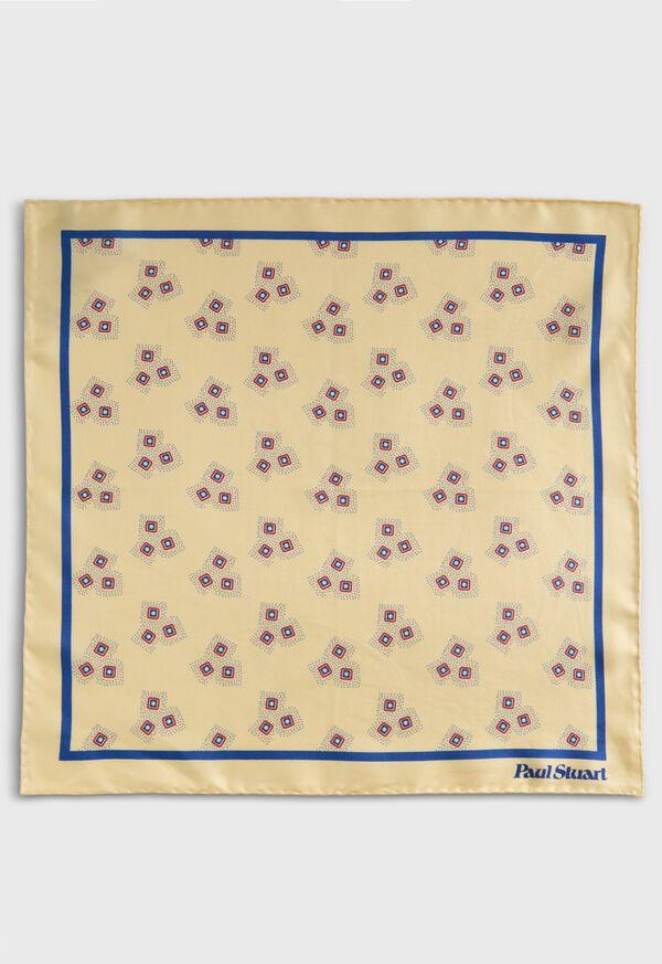 Paul Stuart Geometric Dot Pocket Square, image 2