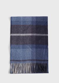 Paul Stuart Tonal Plaid Scarf, thumbnail 2