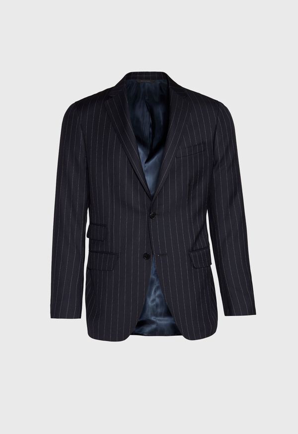 Paul Stuart Navy Pinstripe Wool Suit, image 3
