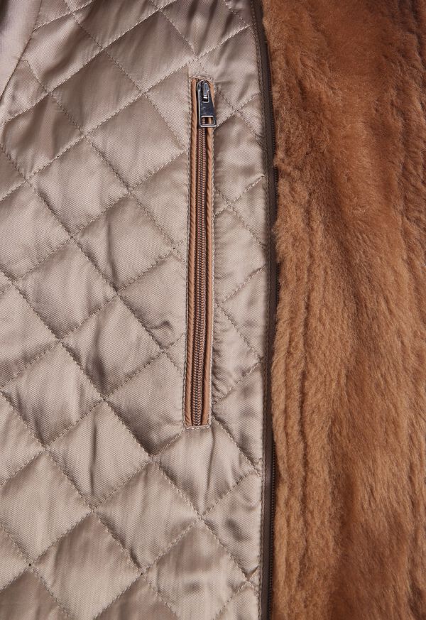 Paul Stuart Wool Coat with Shearling Gilet, image 5