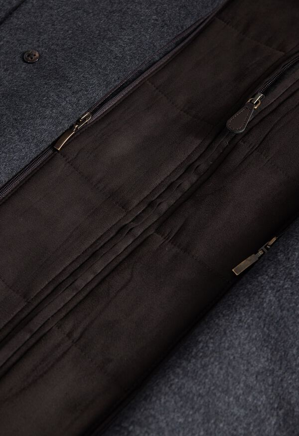 Paul Stuart Wool & Cashmere Overcoat with Removable Vest, image 3