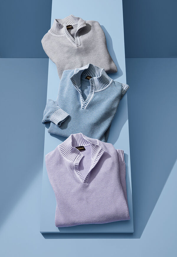 Paul Stuart Open Collar Sweaters, image 1