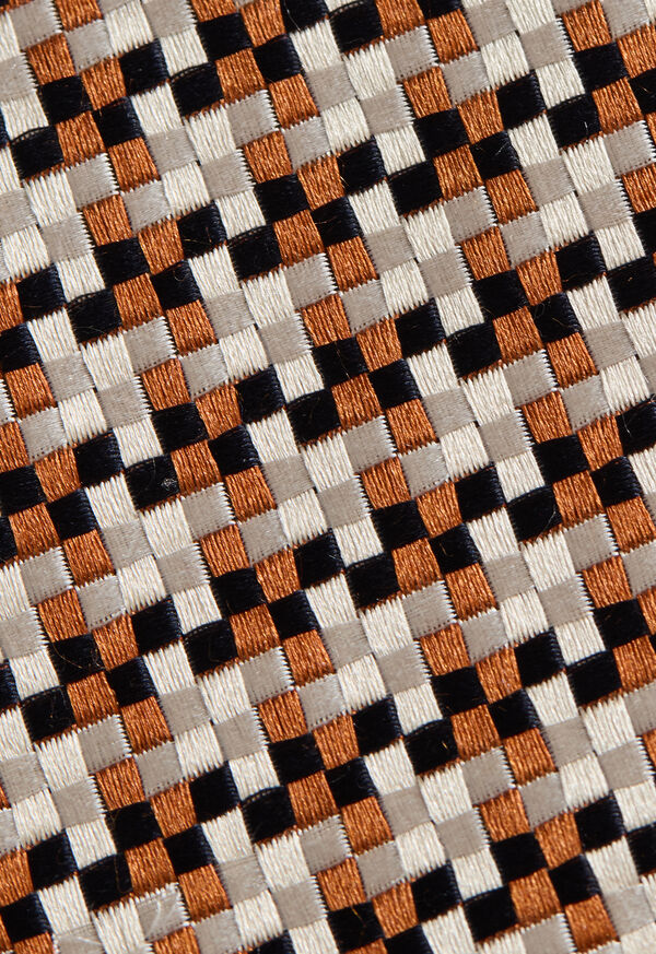 Paul Stuart Woven Silk Houndstooth Tie, image 3