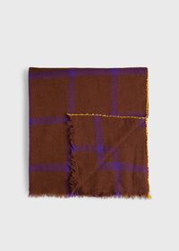 Paul Stuart Windowpane Scarf, thumbnail 1