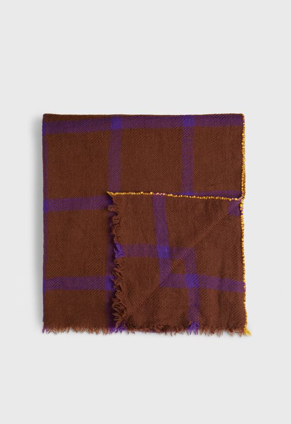 Paul Stuart Windowpane Scarf, image 1