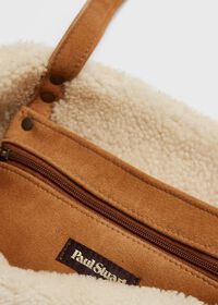 Paul Stuart Shearling Tote, thumbnail 3