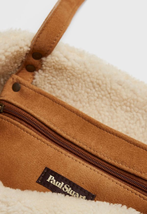 Paul Stuart Shearling Tote, image 3