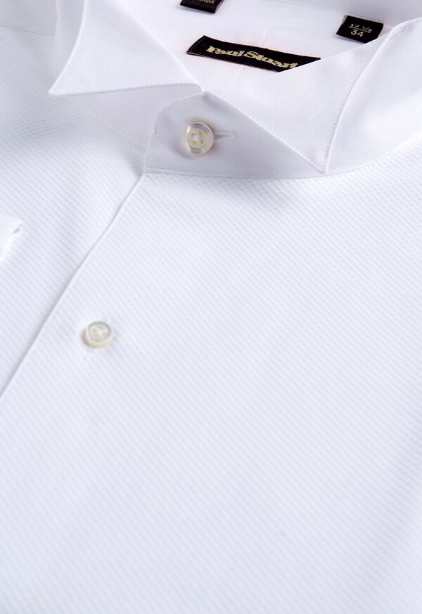 Paul Stuart Piqué Bib Front Cotton Formal Shirt, image 2