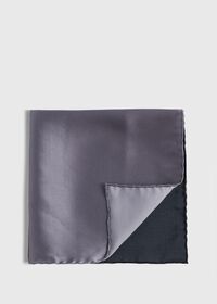 Paul Stuart Four Color Satin Pocket Square, thumbnail 2