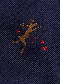Paul Stuart Holiday Cupid Reindeer Tie, thumbnail 2