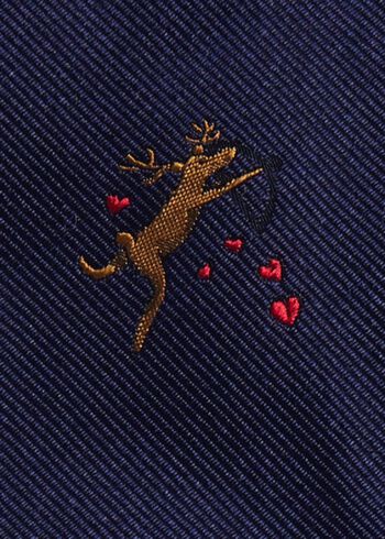 Paul Stuart Holiday Cupid Reindeer Tie