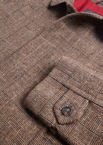 Paul Stuart Wool Parquet Kensington Coat