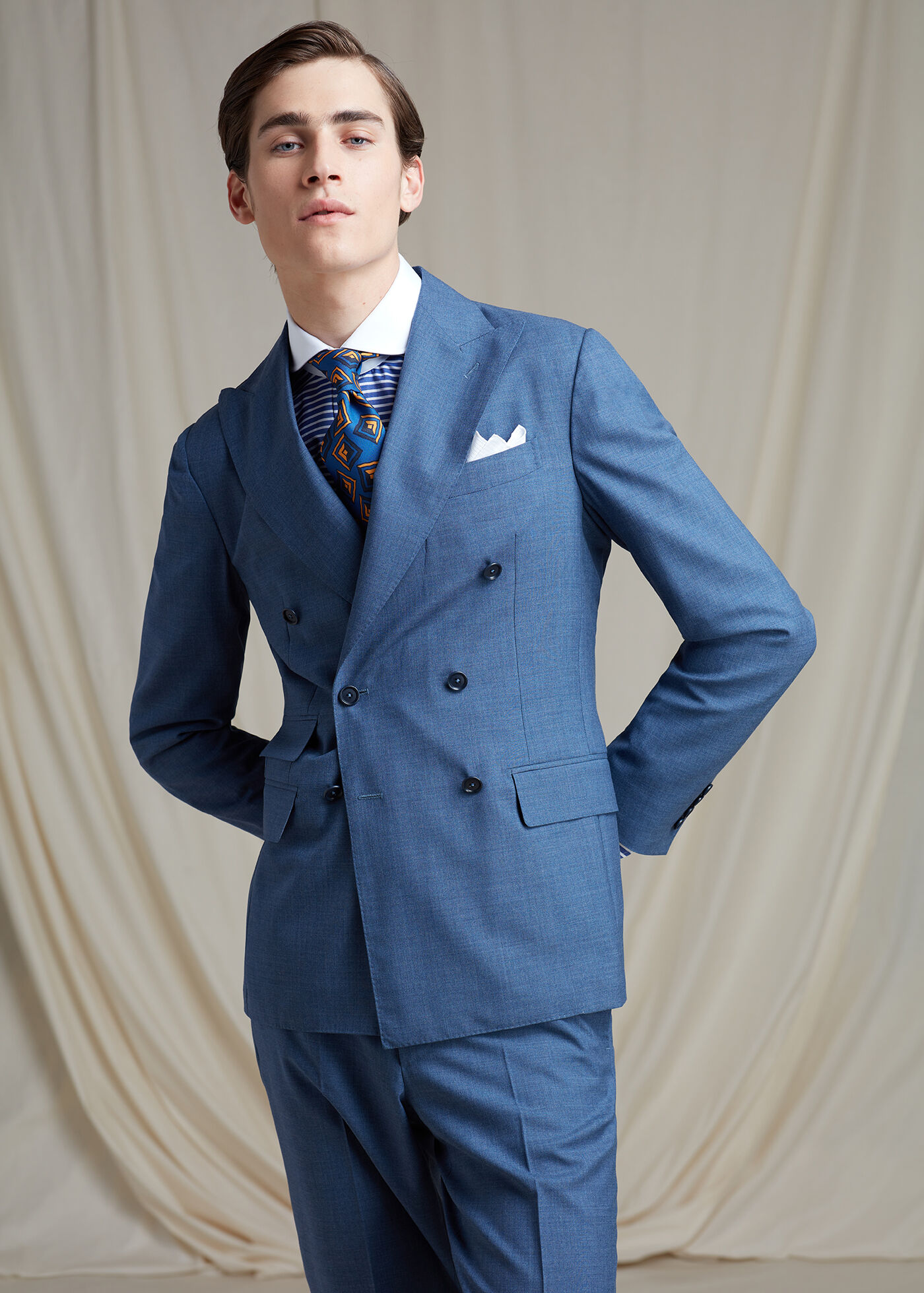 Phineas Cole Mid Blue Suit