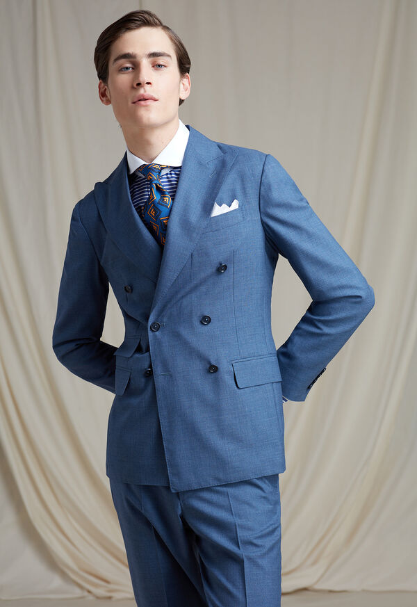 Paul Stuart Phineas Cole Mid Blue Suit, image 4