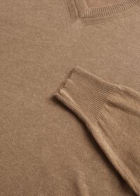 Paul Stuart Linen & Cotton V-Neck Sweater, thumbnail 3