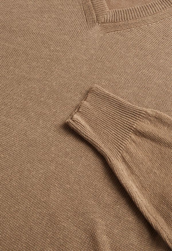 Paul Stuart Linen & Cotton V-Neck Sweater, image 3
