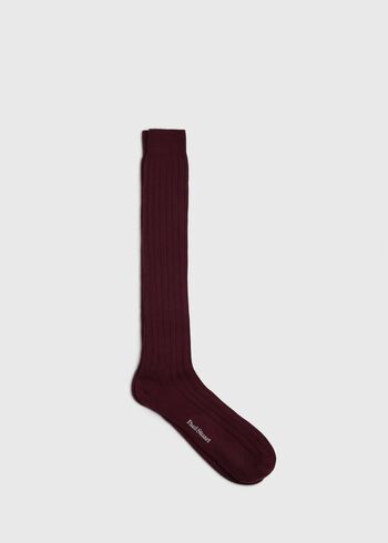 Paul Stuart Cashmere Ribbed Sock