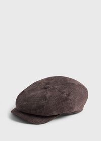 Paul Stuart Linen & Wool Newsboy Hat, thumbnail 2