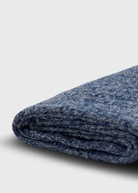Paul Stuart Linen & Cotton Blend Melange Ribbed Sock, thumbnail 6