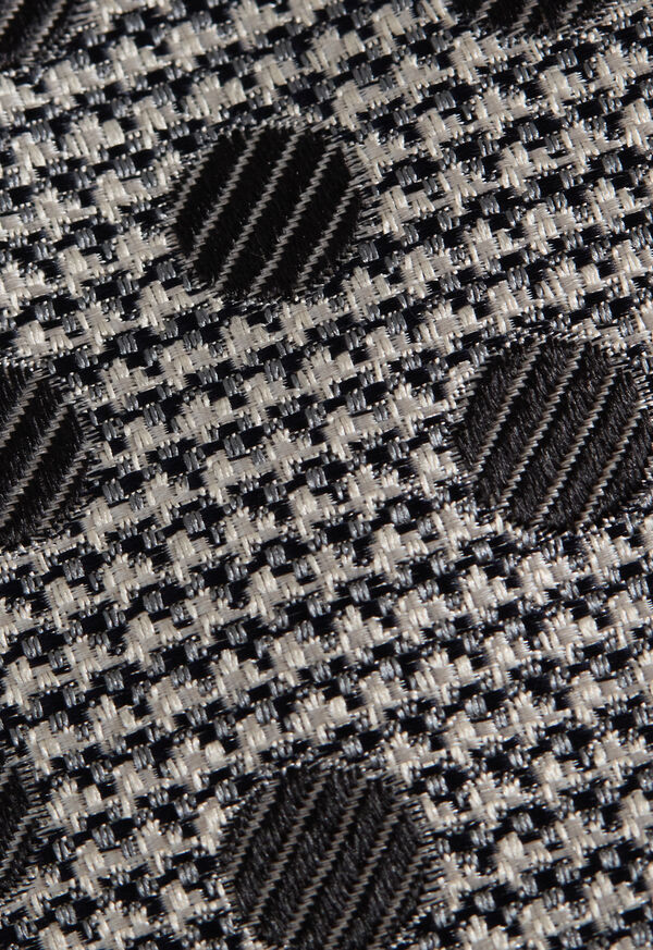 Paul Stuart Circle and Houndstooth Silk Tie, image 3