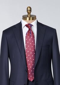Paul Stuart Silk Jacquard Spaced Diamond Tie, thumbnail 2