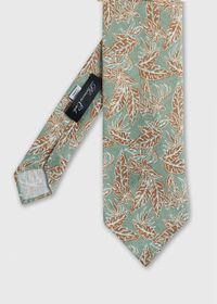 Paul Stuart Printed Linen Floral Tie, thumbnail 1