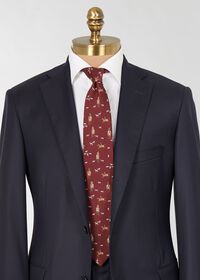 Paul Stuart Printed Silk Riding Scene Tie, thumbnail 2