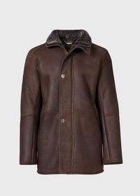 Paul Stuart Funnel Neck Shearling Jacket, thumbnail 1