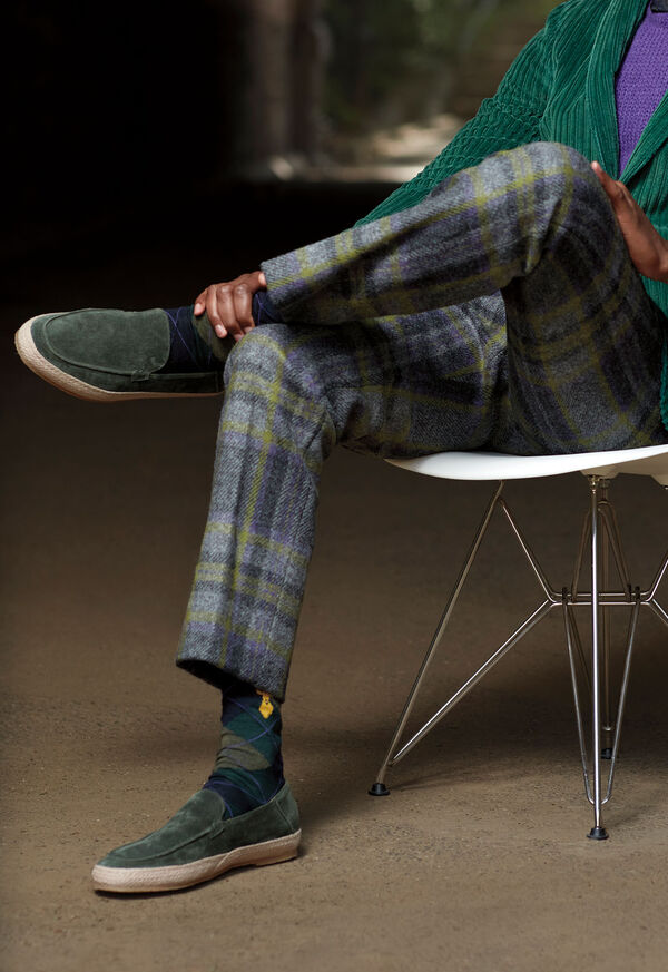 Paul Stuart Shetland Wool Plaid Trouser, image 3