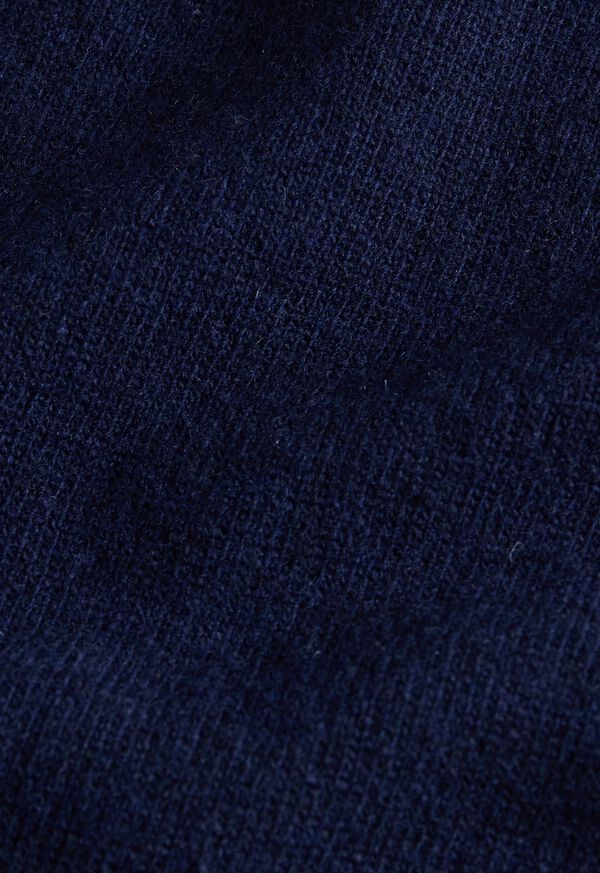 Paul Stuart Suede Trim Quarter Zip Pullover, image 3