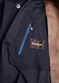 Paul Stuart Silk 3/4 Length Trench Coat, thumbnail 3