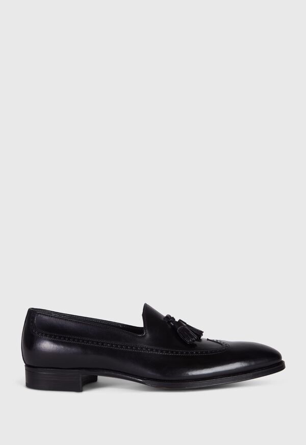 Paul Stuart Nabil Leather Wingtip Tassel Loafer, image 1