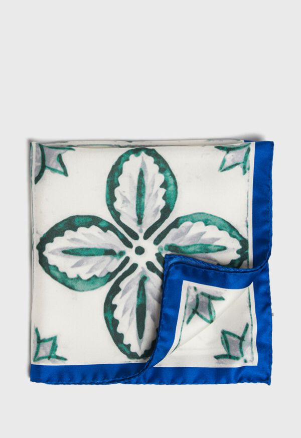 Paul Stuart Tile Design Pocket Square, image 1