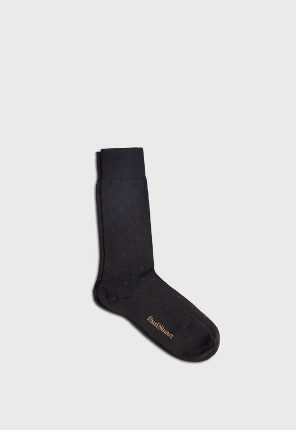 Paul Stuart Cotton Blend Deco Crew Sock, image 1
