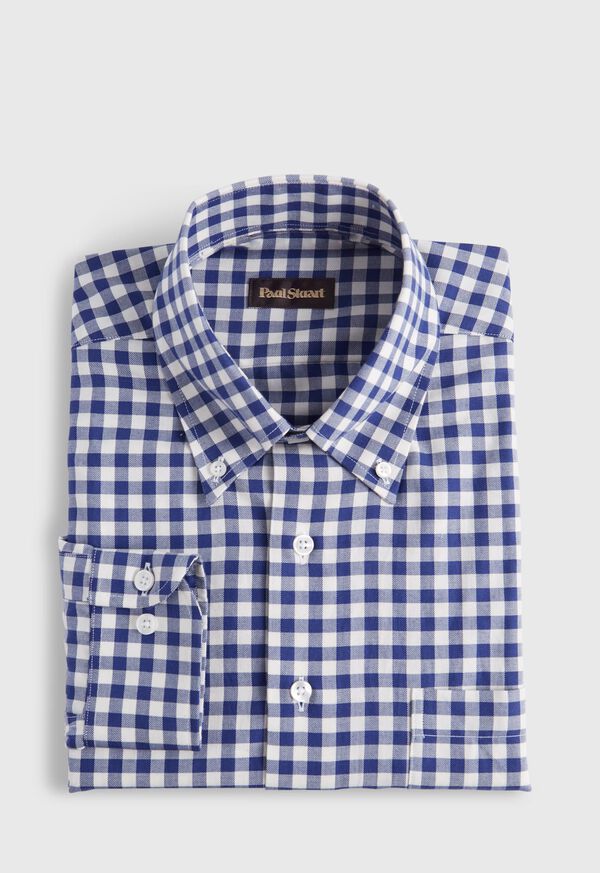 Paul Stuart Gingham Flannel Sport Shirt, image 1