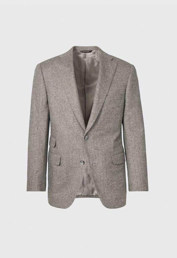 Paul Stuart Wool and Cashmere Herringbone Paul Jacket, image 1
