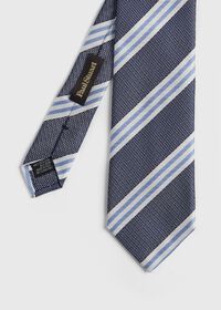 Paul Stuart Wide Textured Stripe Tie, thumbnail 1