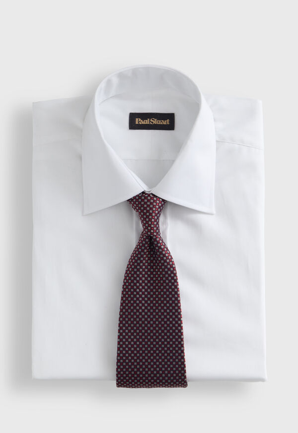 Paul Stuart Woven Silk Micro Jacquard Tie, image 2