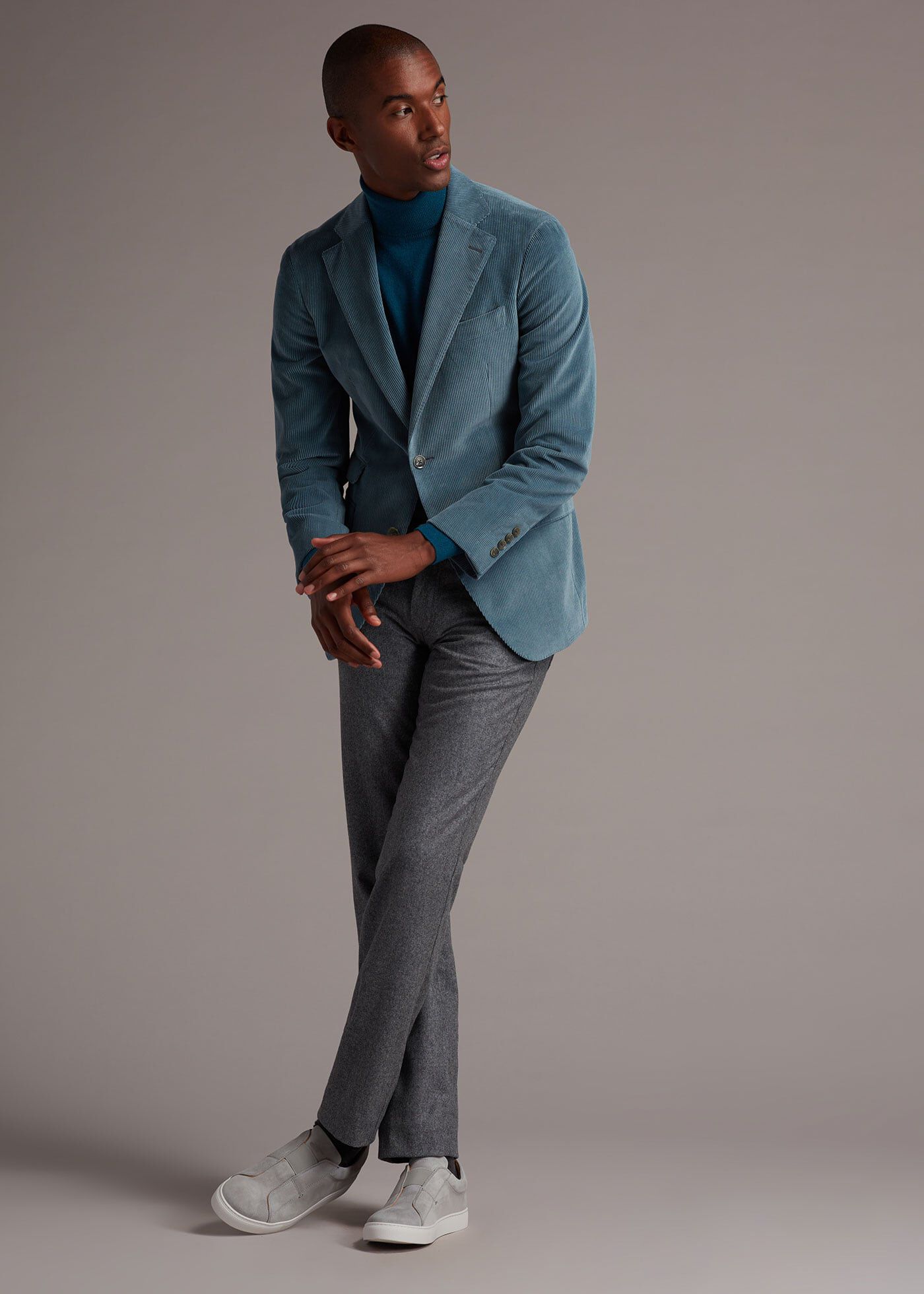 5 pocket top wool pants