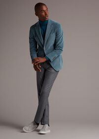 Paul Stuart Wool Carded Flannel 5-Pocket Pant, thumbnail 3