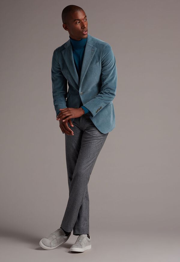Paul Stuart Wool Carded Flannel 5-Pocket Pant, image 3