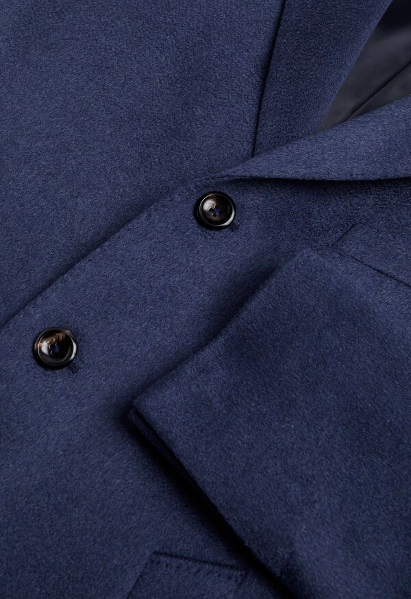 Mid Blue Cashmere Coat