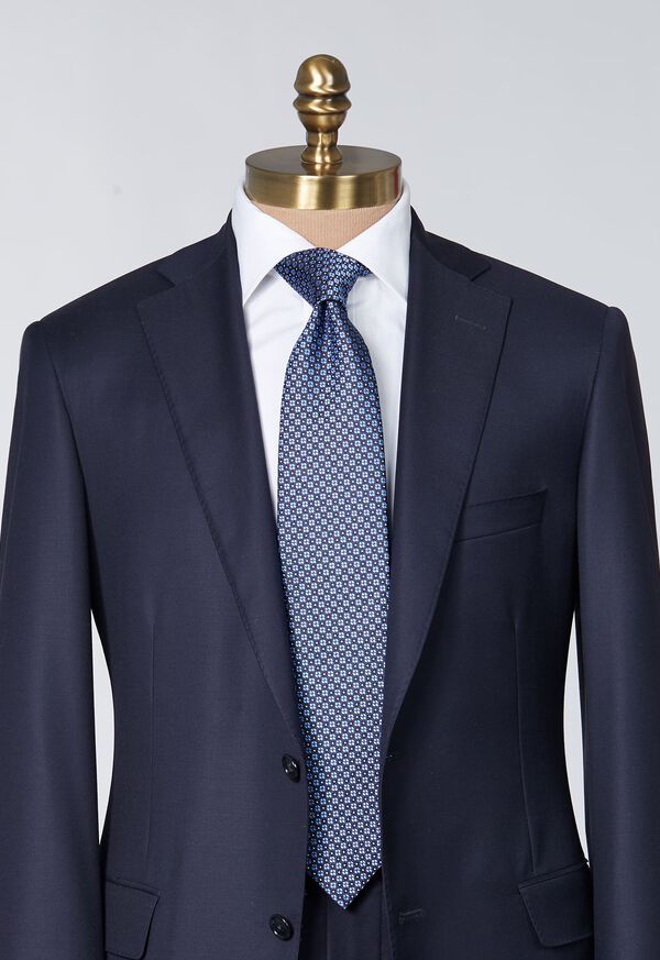 Paul Stuart Silk Jacquard Small Medallion Tie, image 2